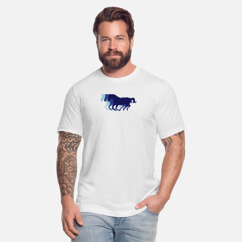 Three horses at a gallop - Horse riding - dressage