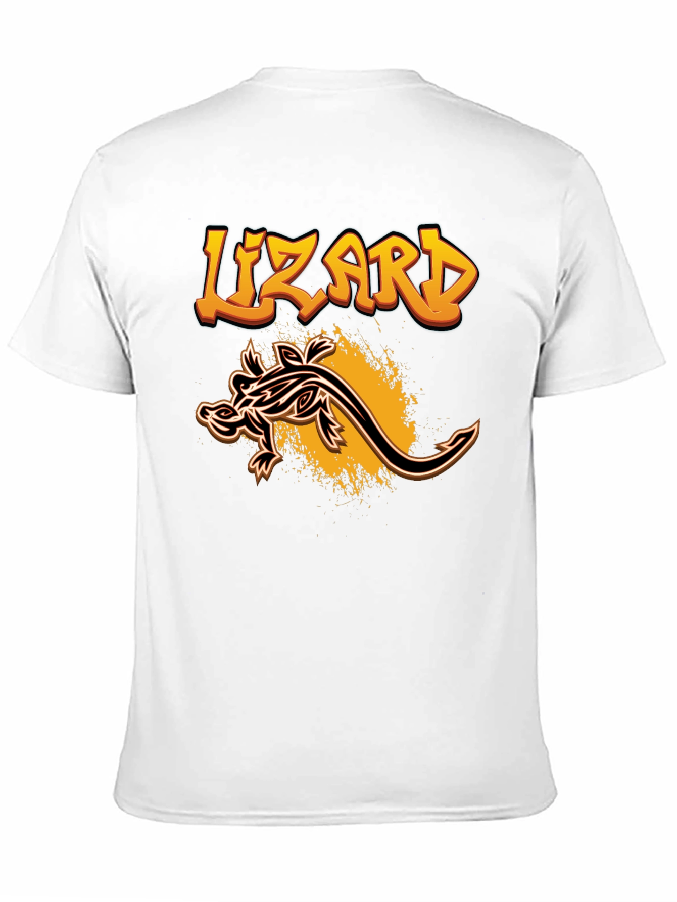 Lizard Graphic Tee - Mens Black T-Shirt