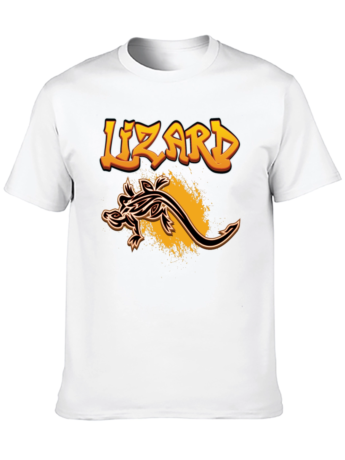 Lizard Graphic Tee - Mens Black T-Shirt