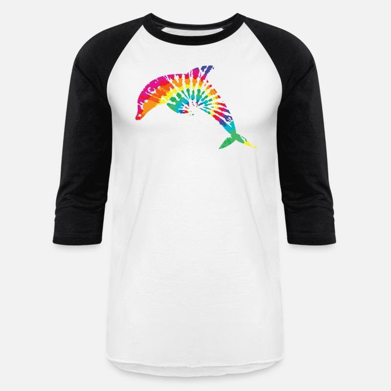 tie-die, dolphin