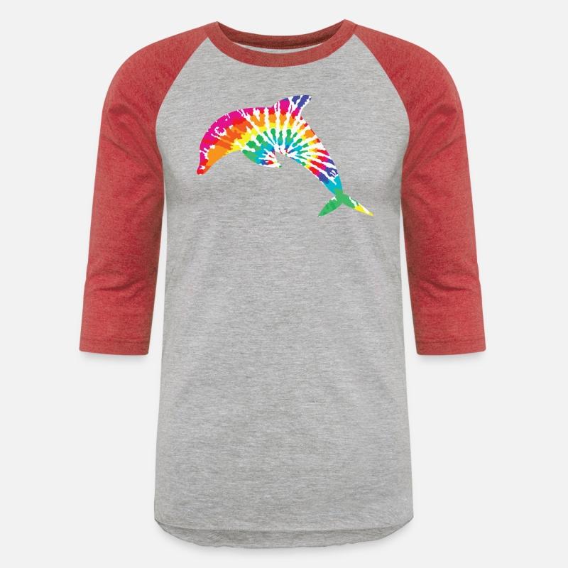 tie-die, dolphin