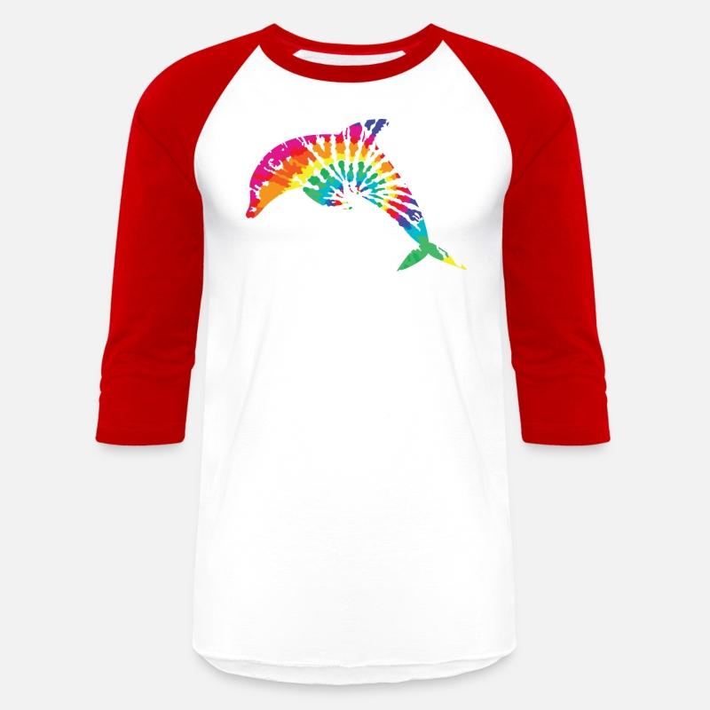 tie-die, dolphin