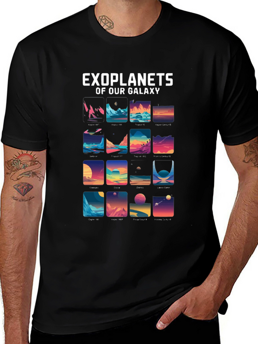 Exoplanets of Our Galaxy Graphic Tee - Space T-Shirt