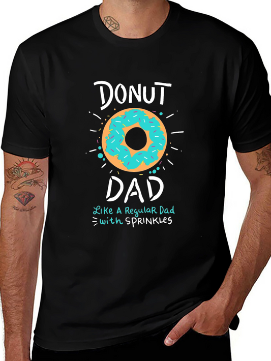 Donut Dad T-Shirt - Regular Dad with Sprinkles