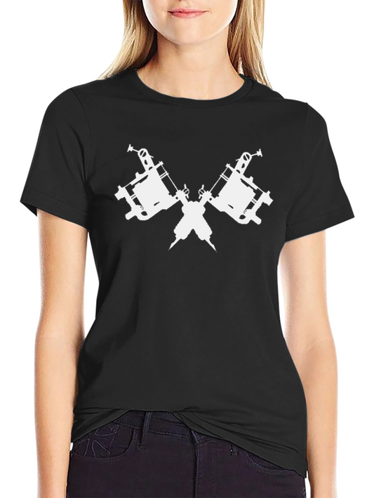 Tattoo Machine Graphic Tee - Black