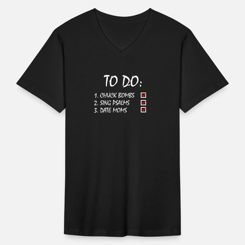 To do chuck bombs sing psalms date moms