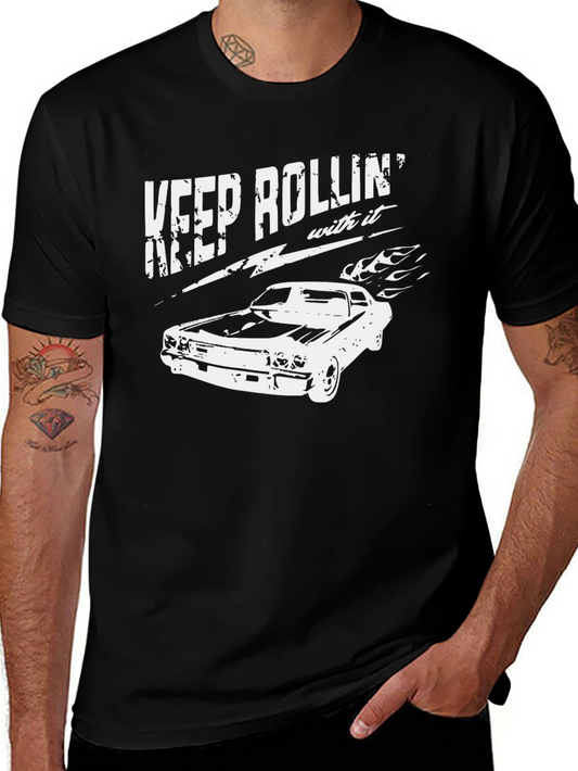 Keep Rollin T-Shirt - Classic Car Graphic Tee