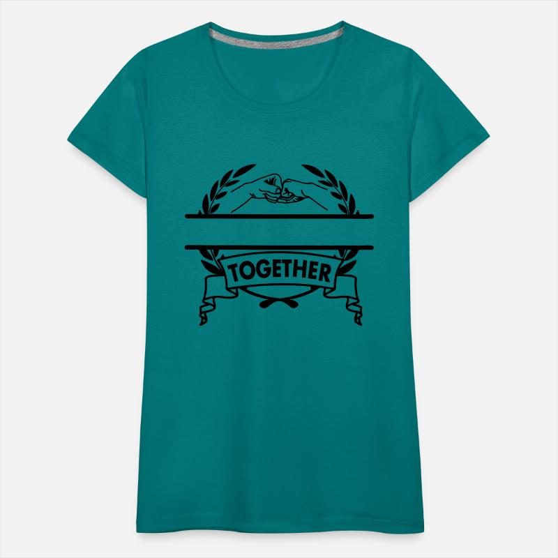 TOGETHER Hand gesture of two fists