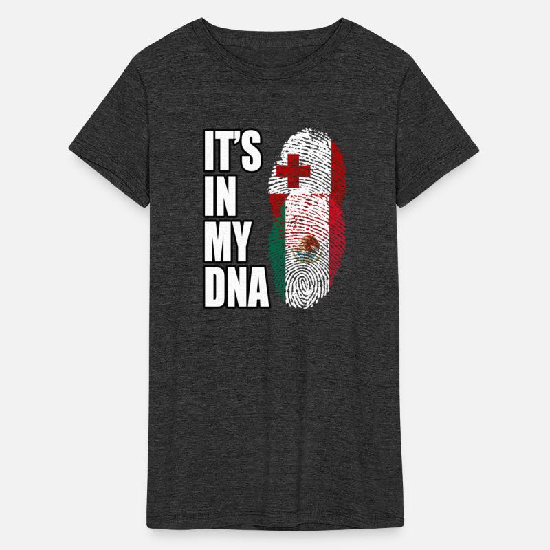 Tongan And Mexican Mix Heritage DNA Flag