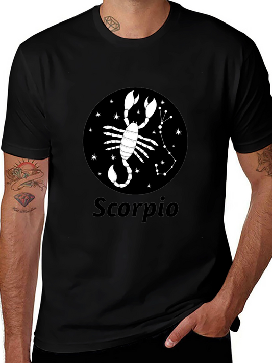 Scorpio Zodiac Black T-Shirt