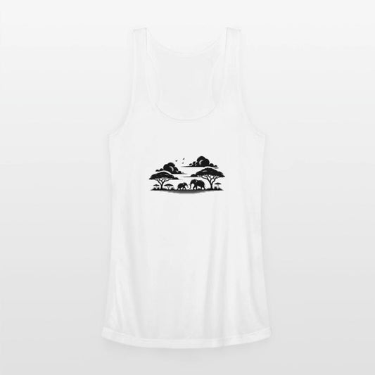 Tranquil Savannah Scene With Elephants