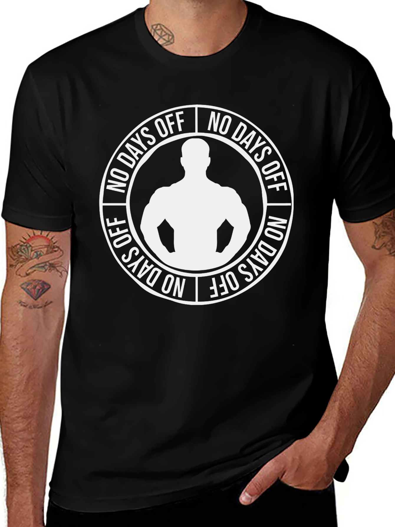 No Days Off Gym Workout T-Shirt