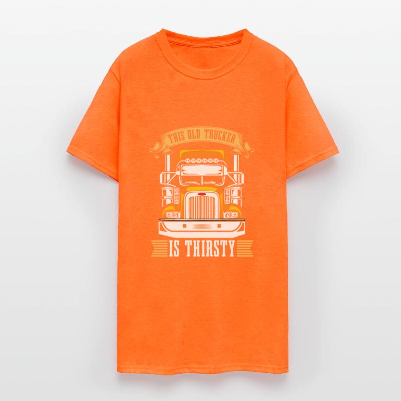 Truck Driver Old Old Man Trucker