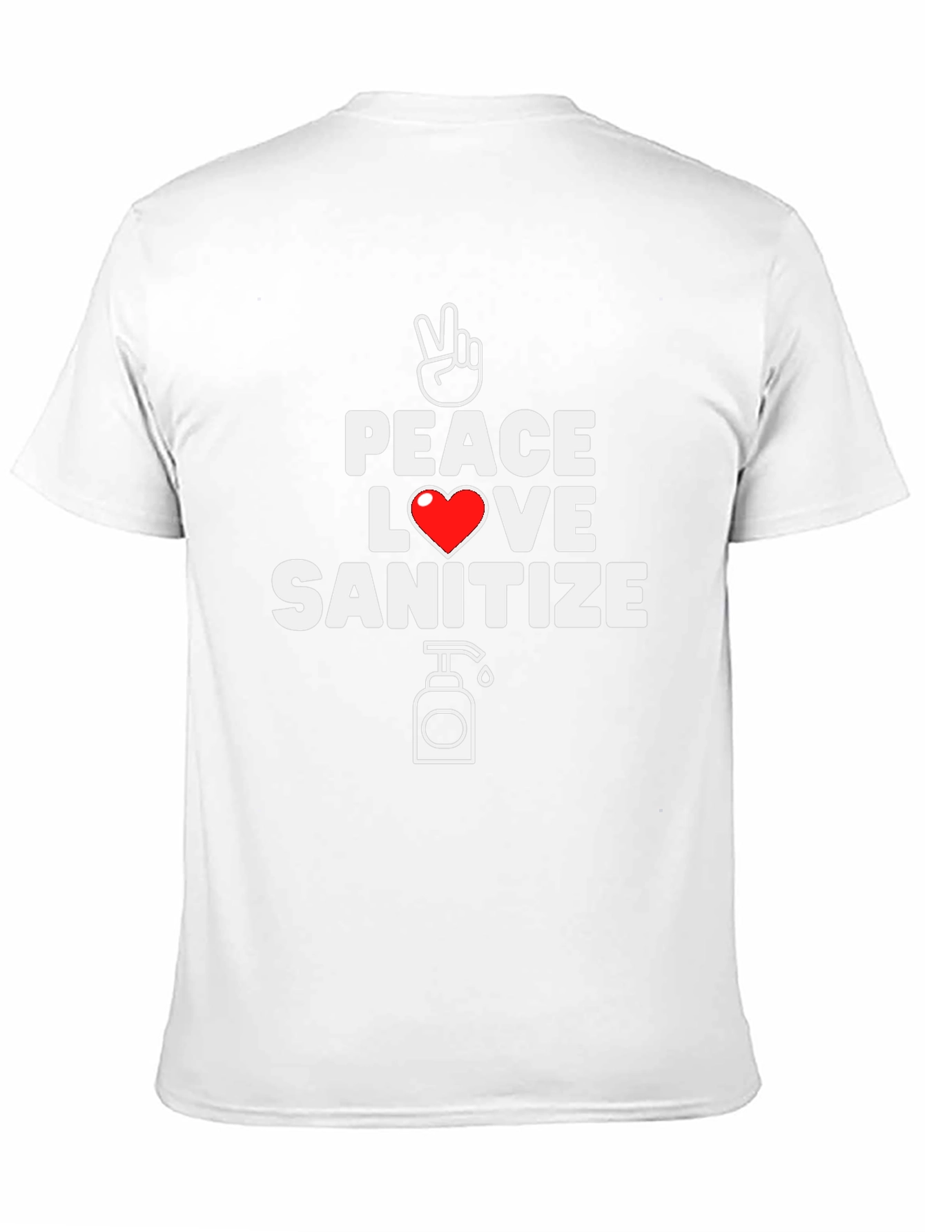 Peace Love Sanitize Graphic T-Shirt