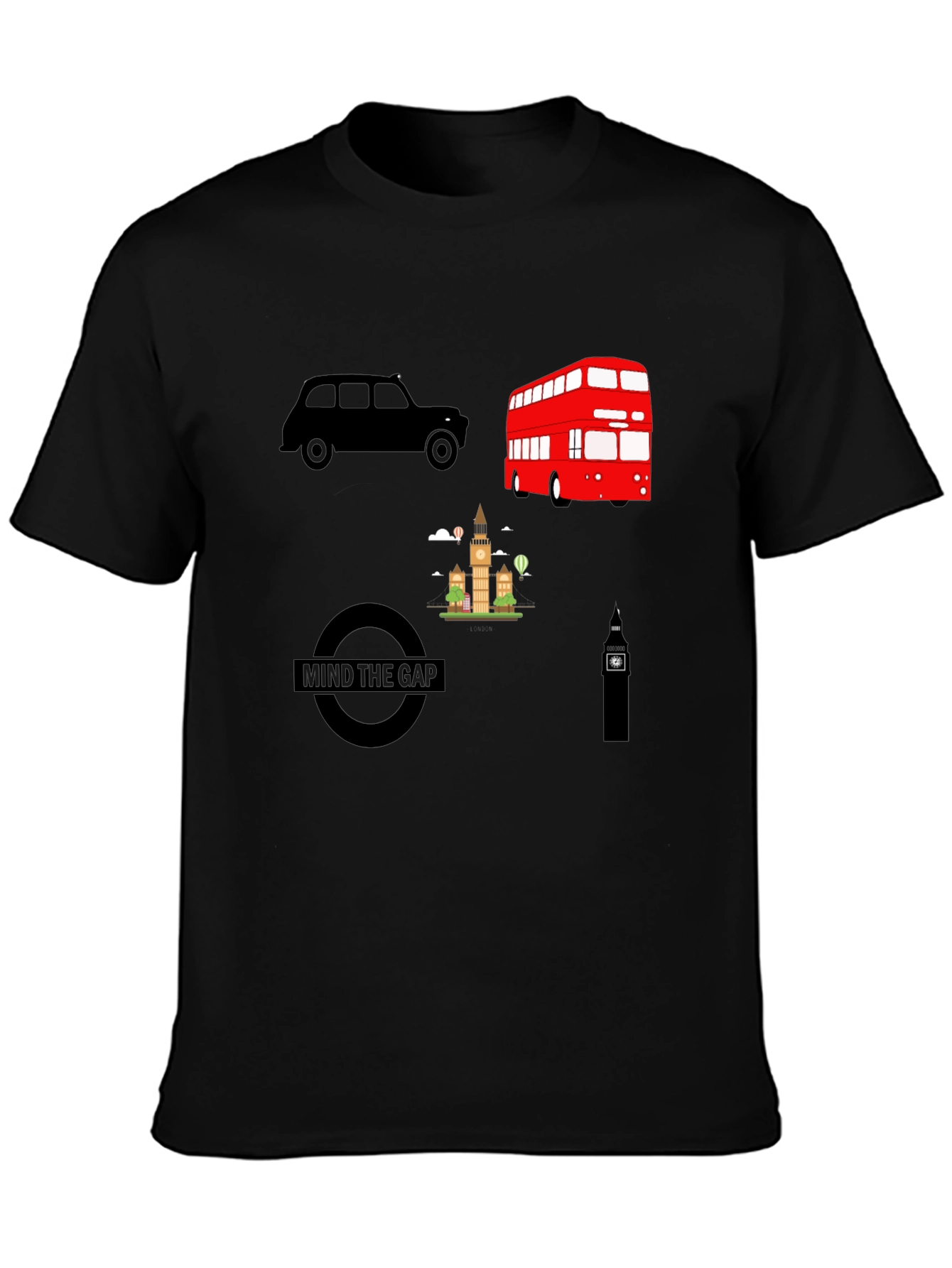 London Icons Graphic T-Shirt