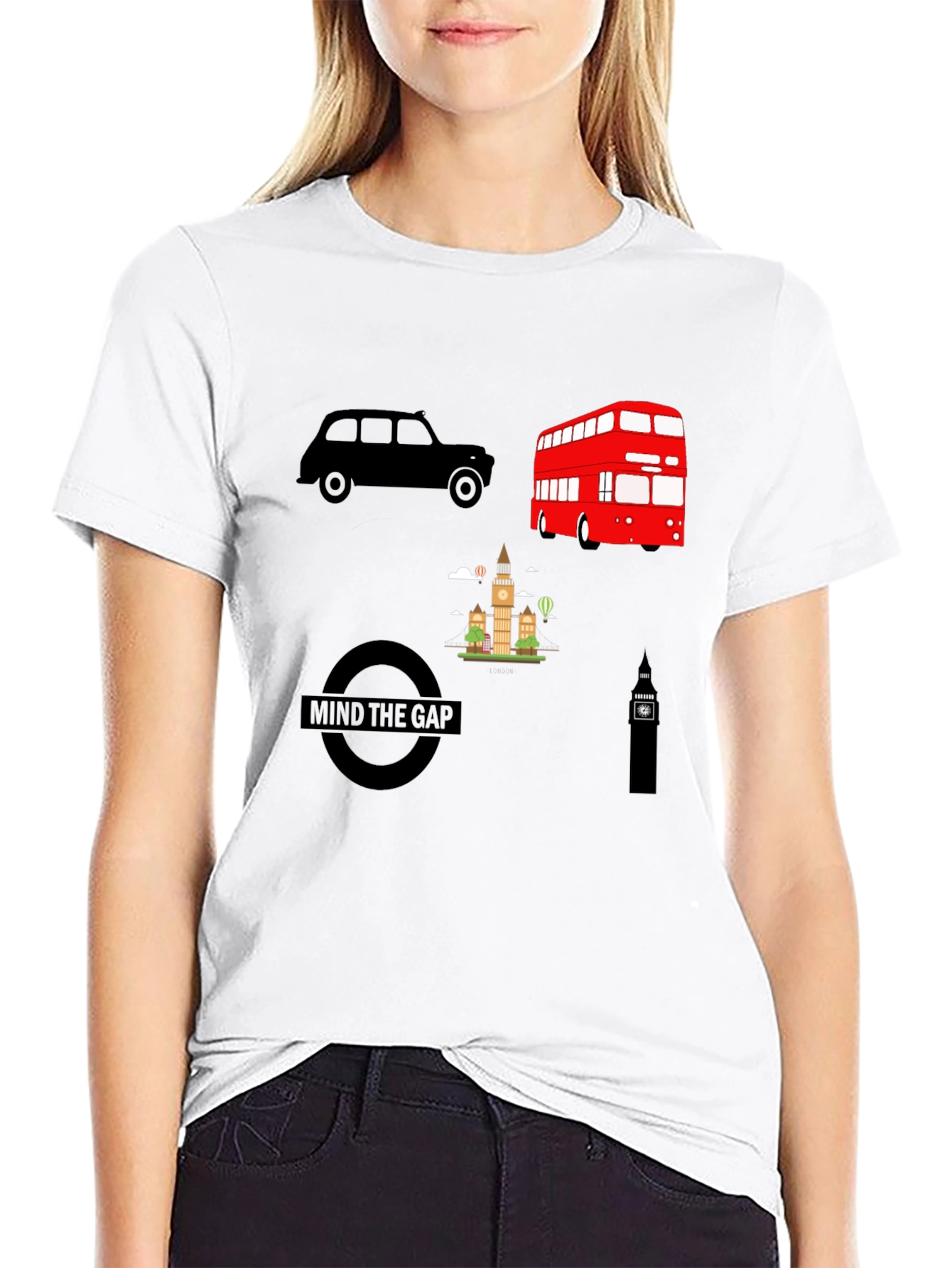 London Icons Graphic T-Shirt