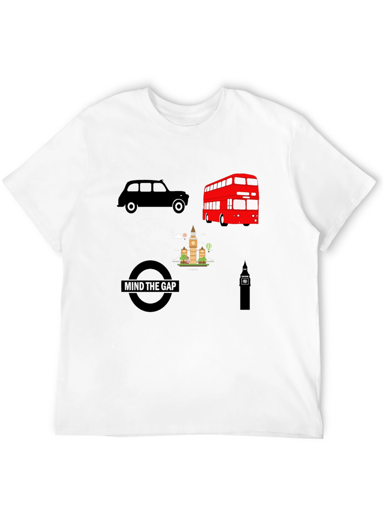 London Icons Graphic T-Shirt