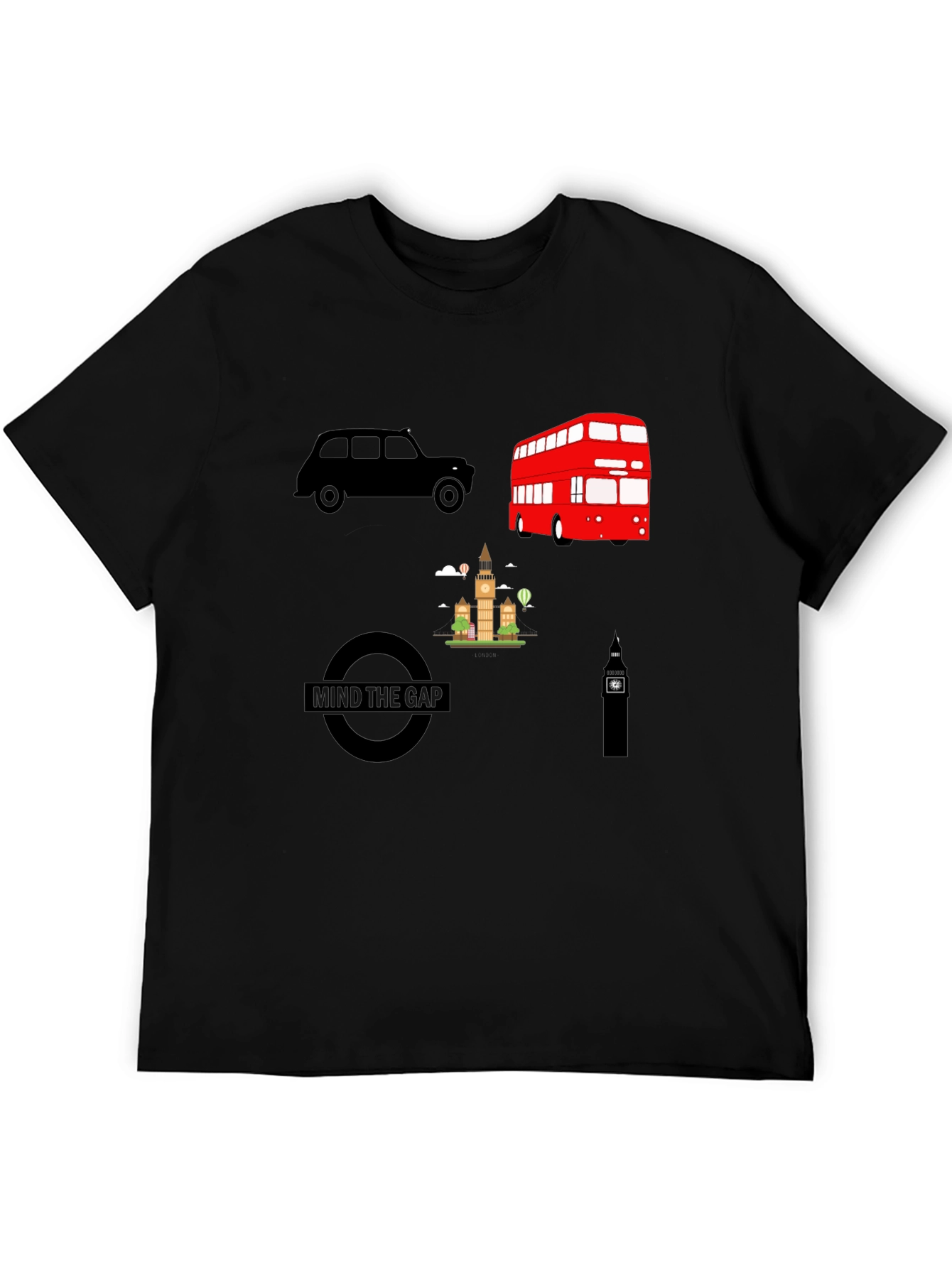 London Icons Graphic T-Shirt