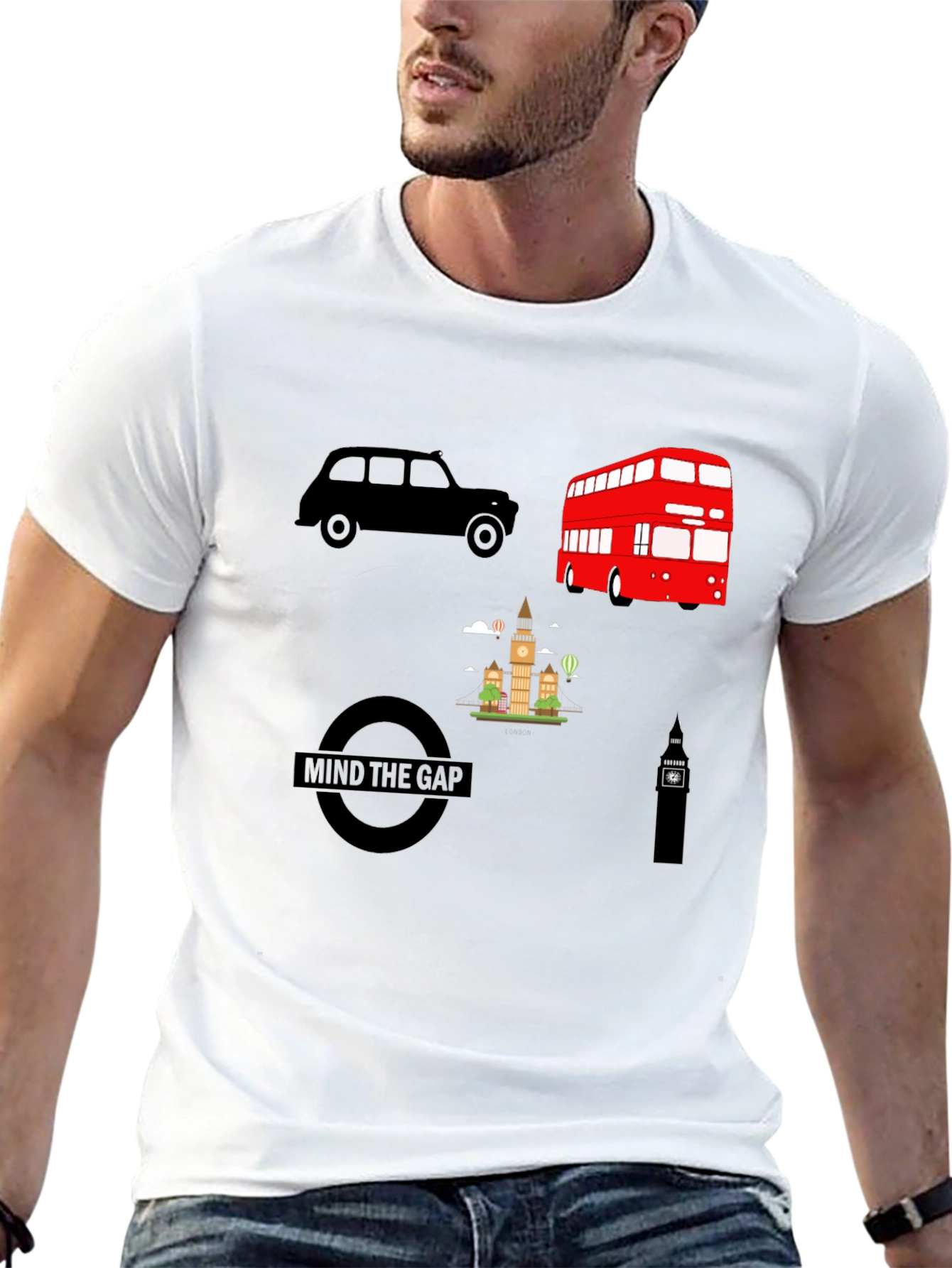 London Icons Graphic T-Shirt