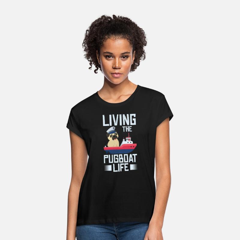 Tugboat Pugboat Life Sailing Pug Owner Boat