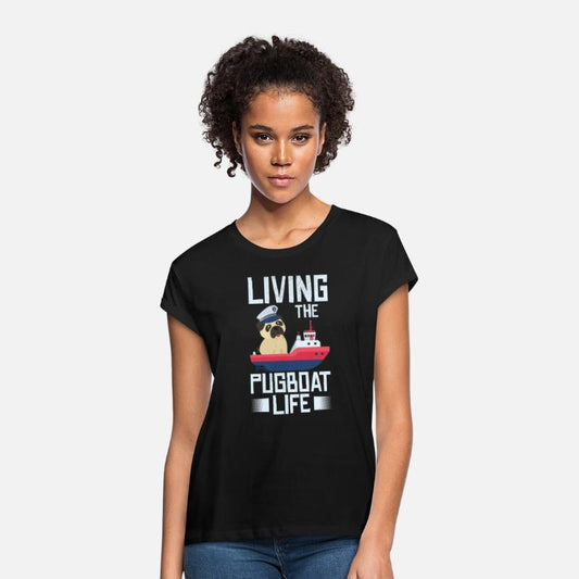 Tugboat Pugboat Life Sailing Pug Owner Boat