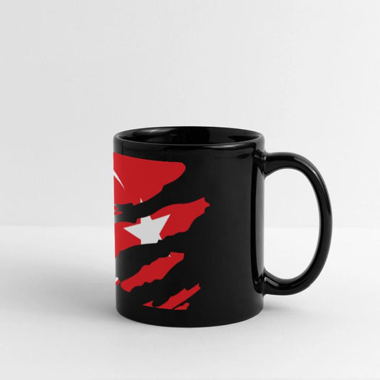 Turkey - national flag, scratches, cracks