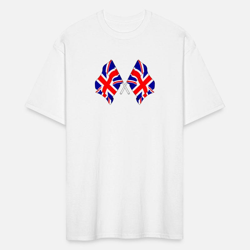 Two flags of England crossed