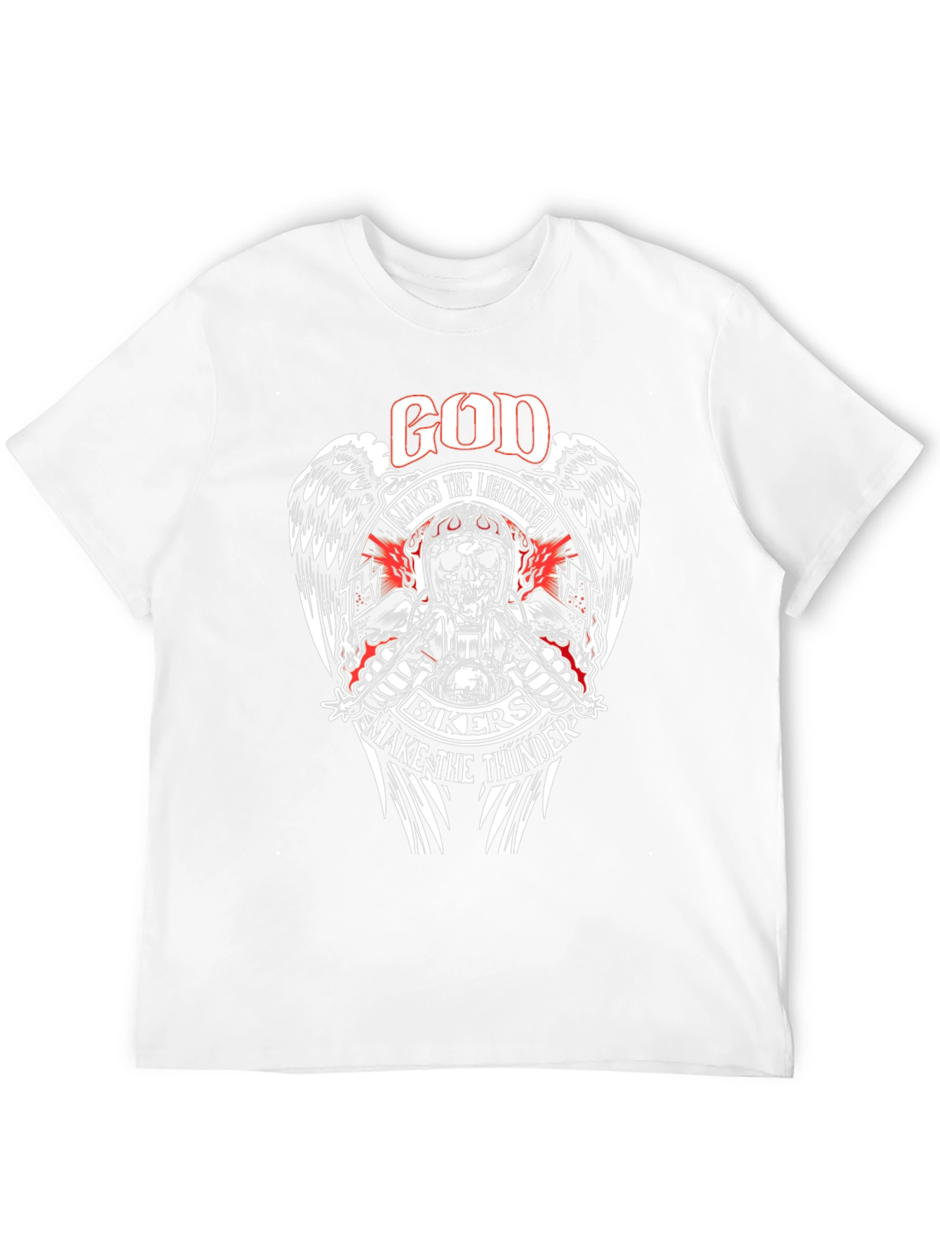 God Makes The Lightning Bikers T-Shirt