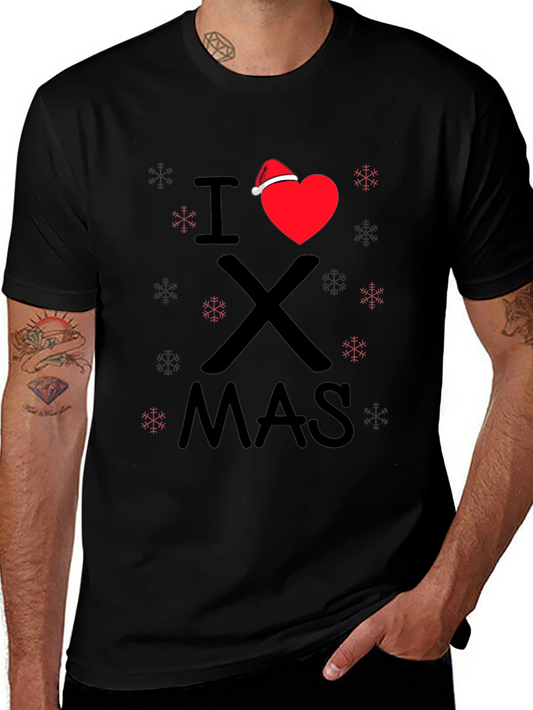 I Heart XMAS Holiday T-Shirt