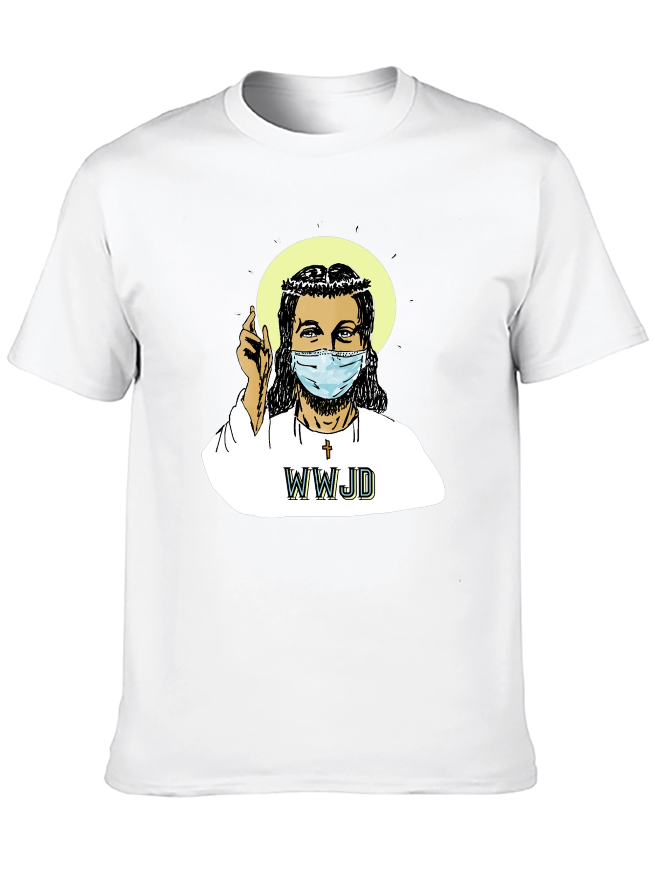 WWJD Masked Jesus T-Shirt - What Would Jesus Do?