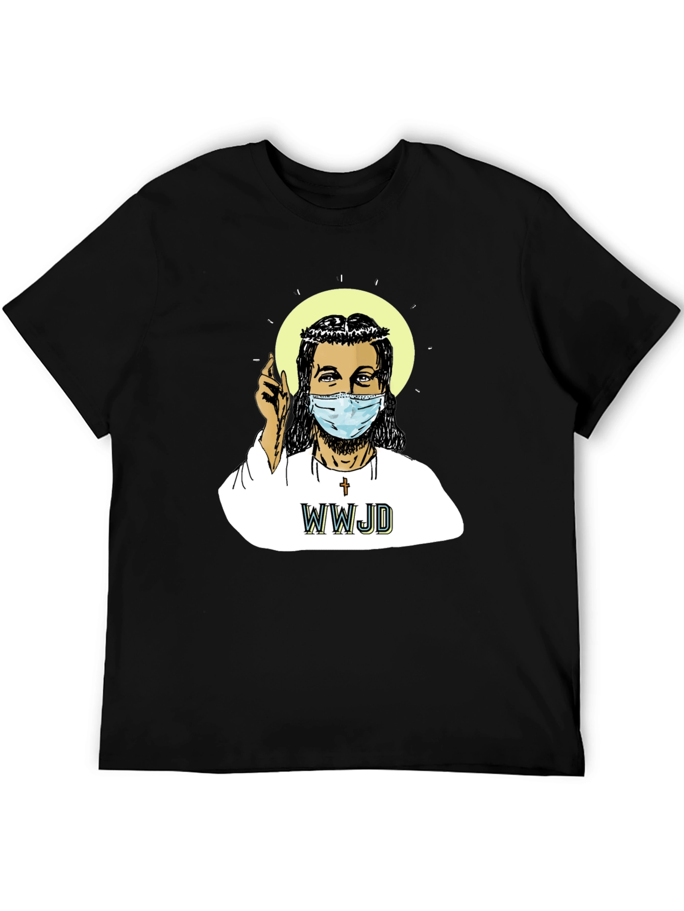WWJD Masked Jesus T-Shirt - What Would Jesus Do?