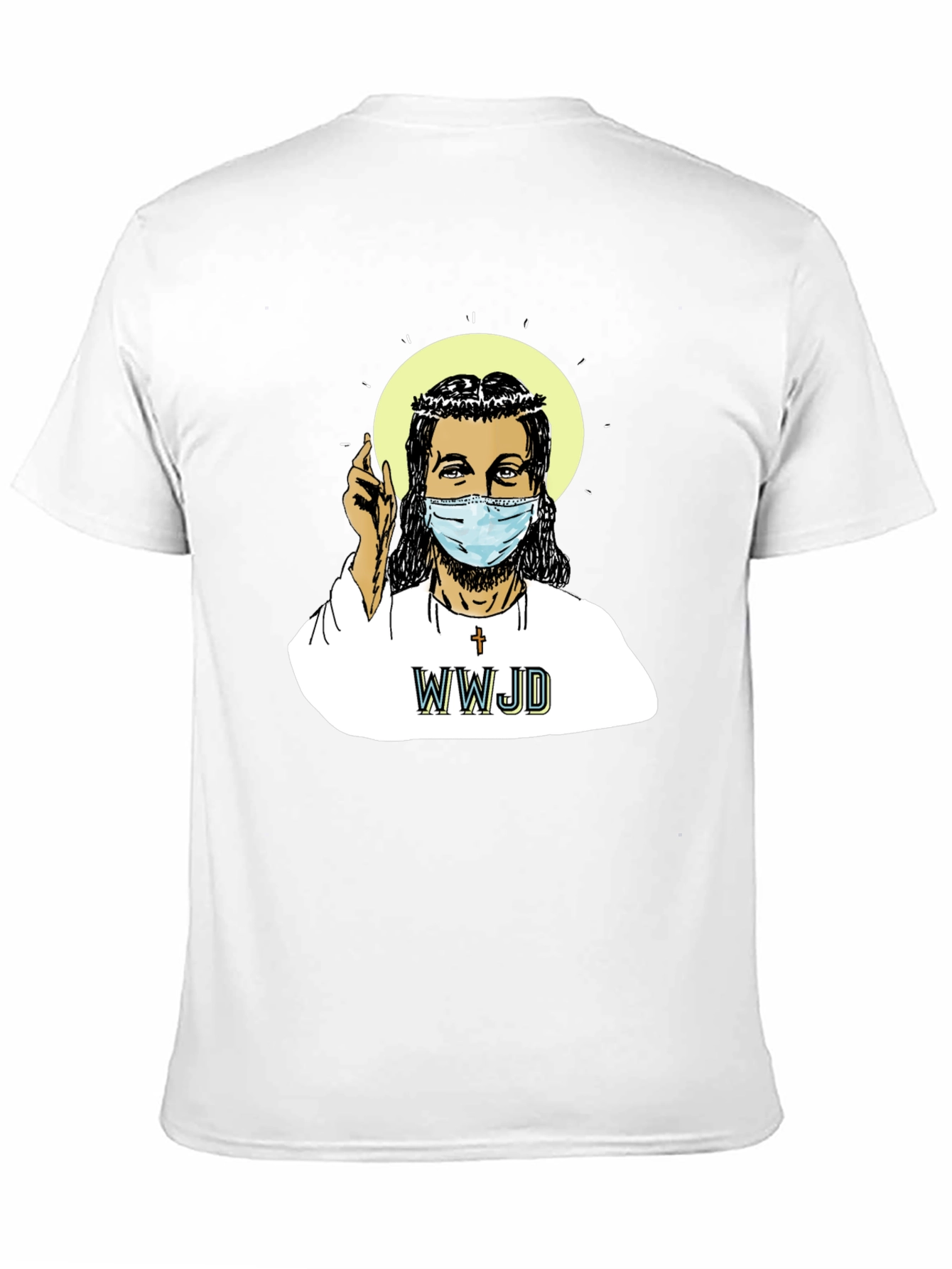 WWJD Masked Jesus T-Shirt - What Would Jesus Do?