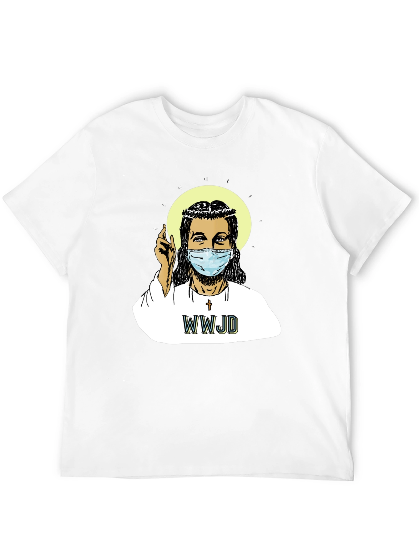 WWJD Masked Jesus T-Shirt - What Would Jesus Do?