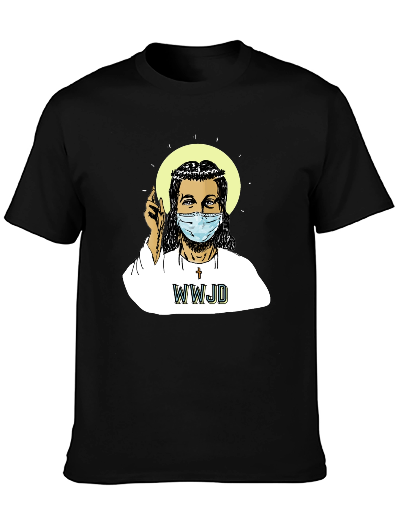 WWJD Masked Jesus T-Shirt - What Would Jesus Do?