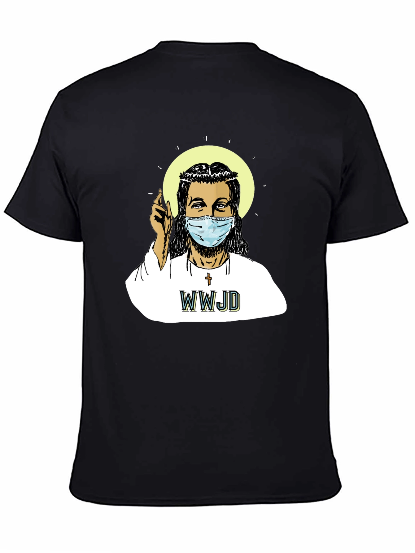 WWJD Masked Jesus T-Shirt - What Would Jesus Do?