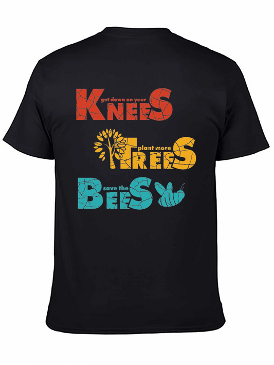 Knees Trees Bees Graphic T-Shirt - Environmental Tee
