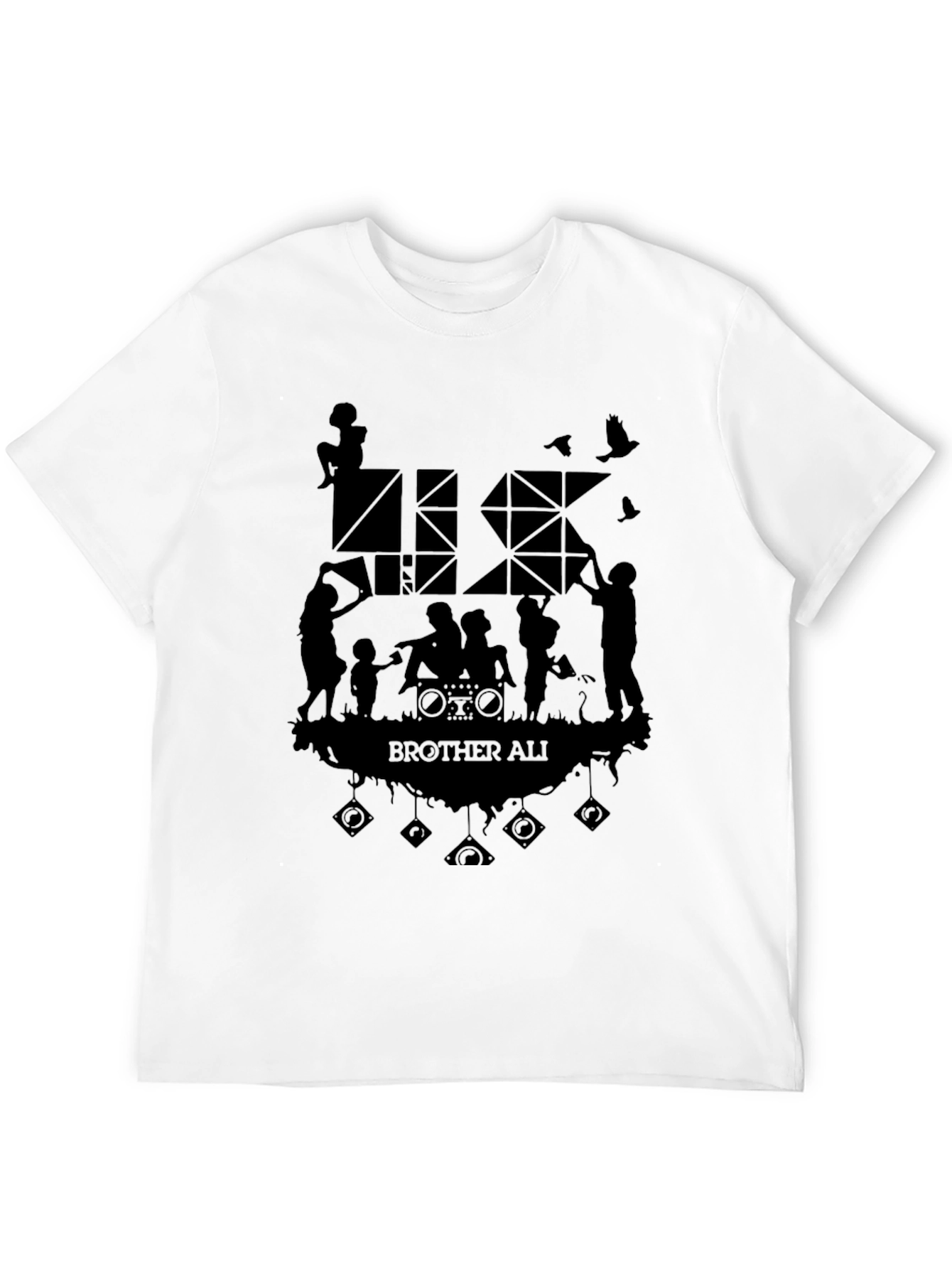 Brother Ali Graphic Print Black T-Shirt