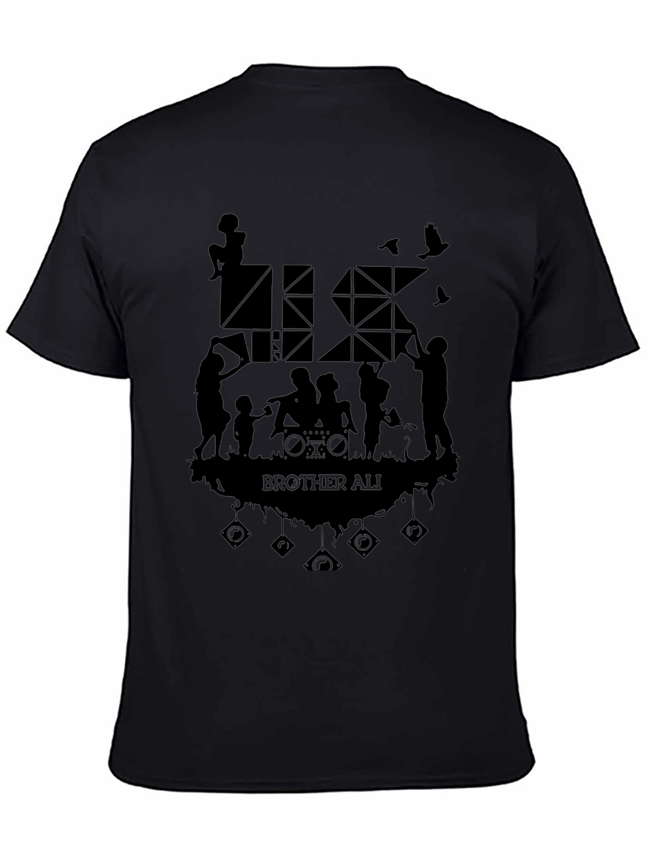 Brother Ali Graphic Print Black T-Shirt