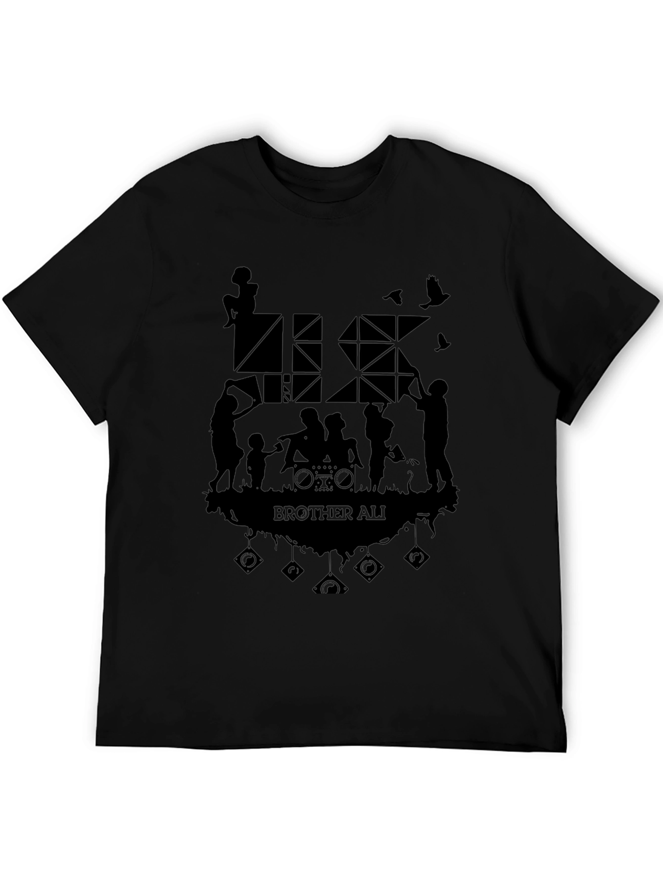Brother Ali Graphic Print Black T-Shirt