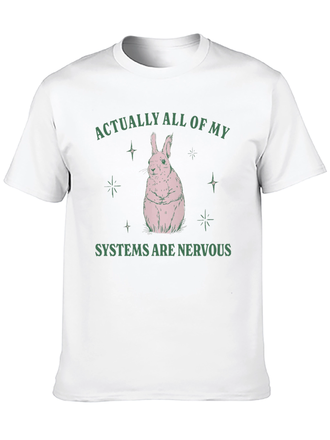 Nervous Systems Bunny Graphic T-Shirt