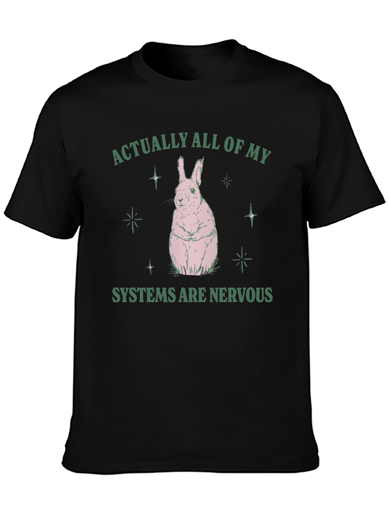 Nervous Systems Bunny Graphic T-Shirt