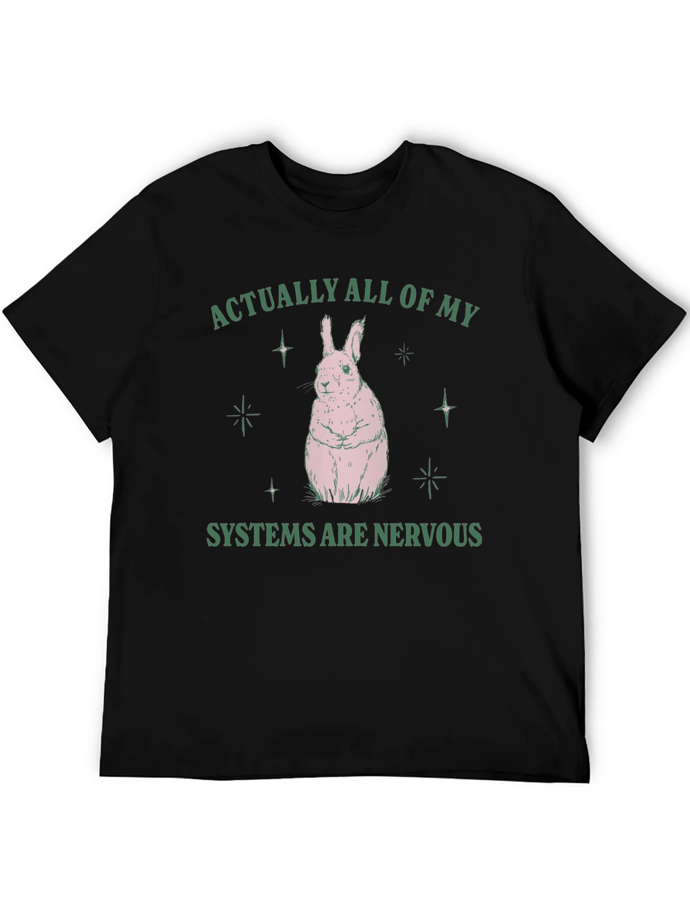 Nervous Systems Bunny Graphic T-Shirt