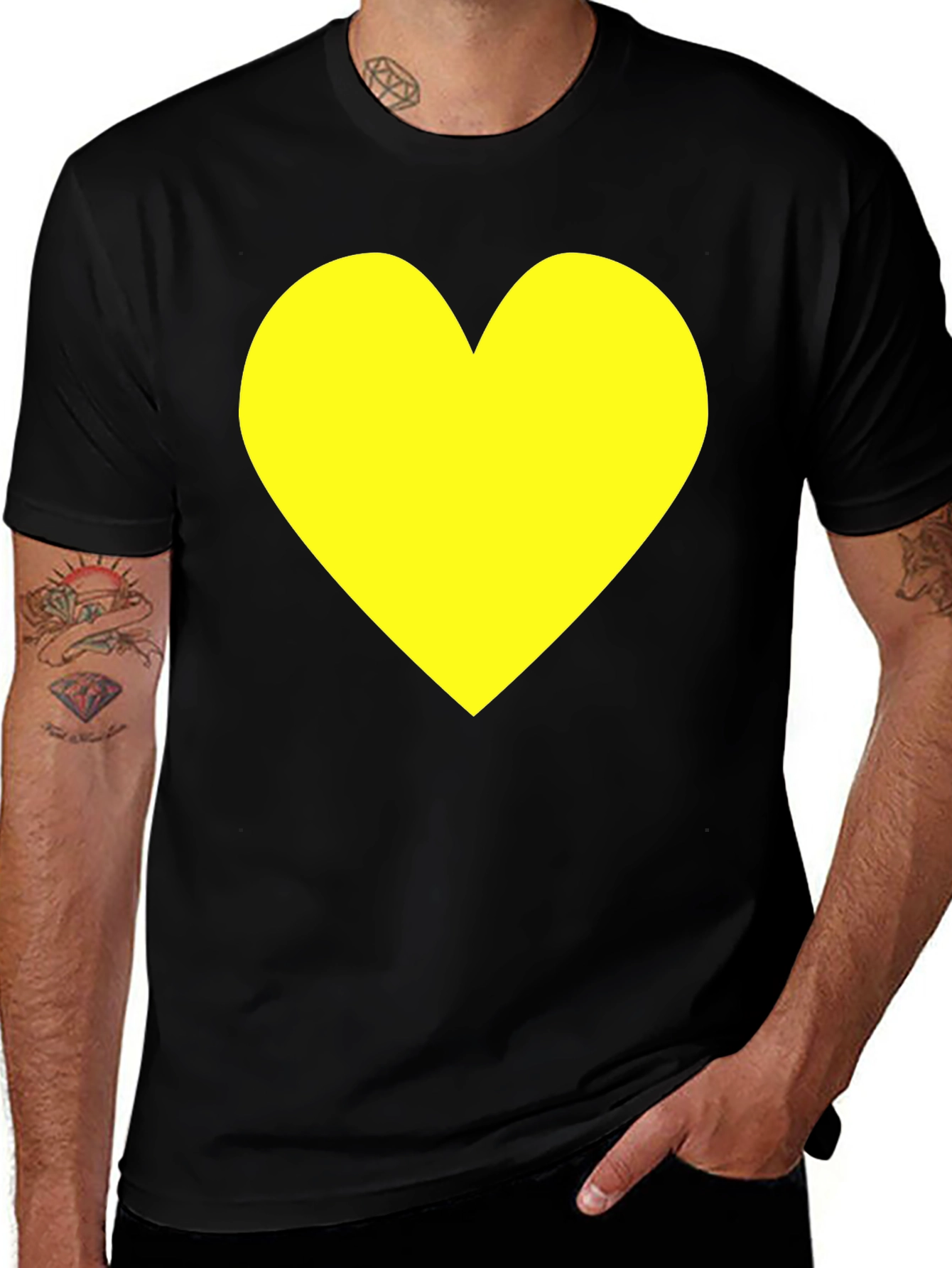 Heart Graphic Tee - Stylish Casual Wear
