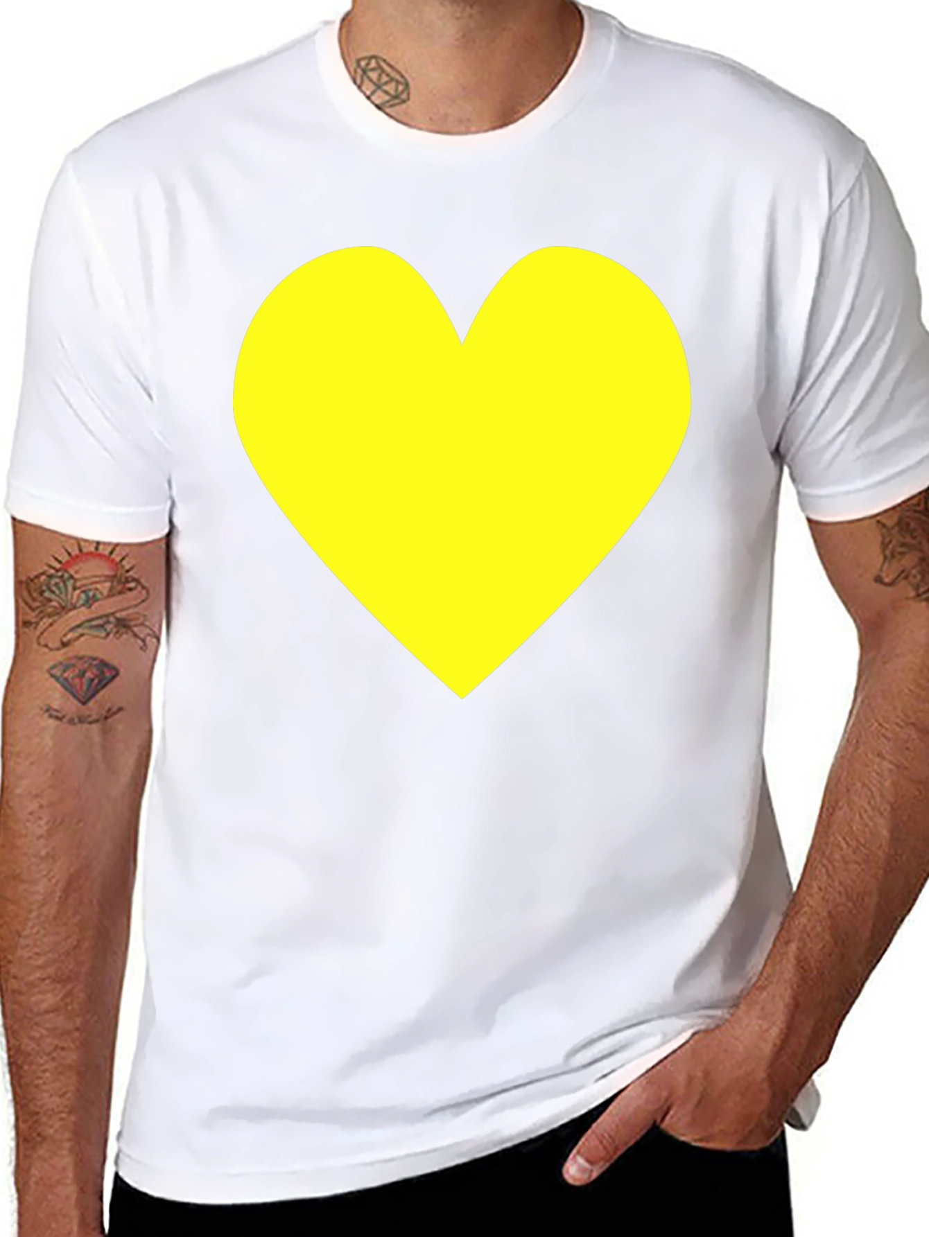 Heart Graphic Tee - Stylish Casual Wear