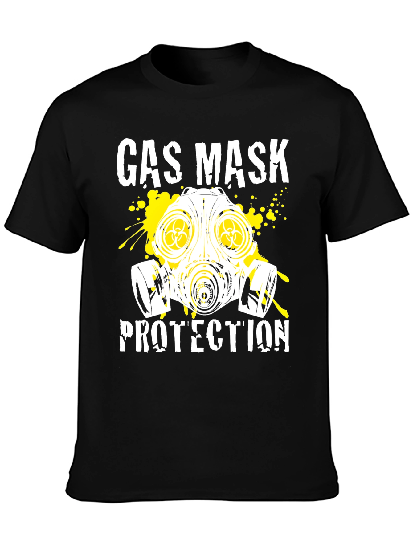 Gas Mask Protection Graphic T-Shirt