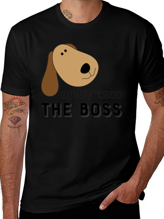 Agility Crew Dog Boss Black T-Shirt