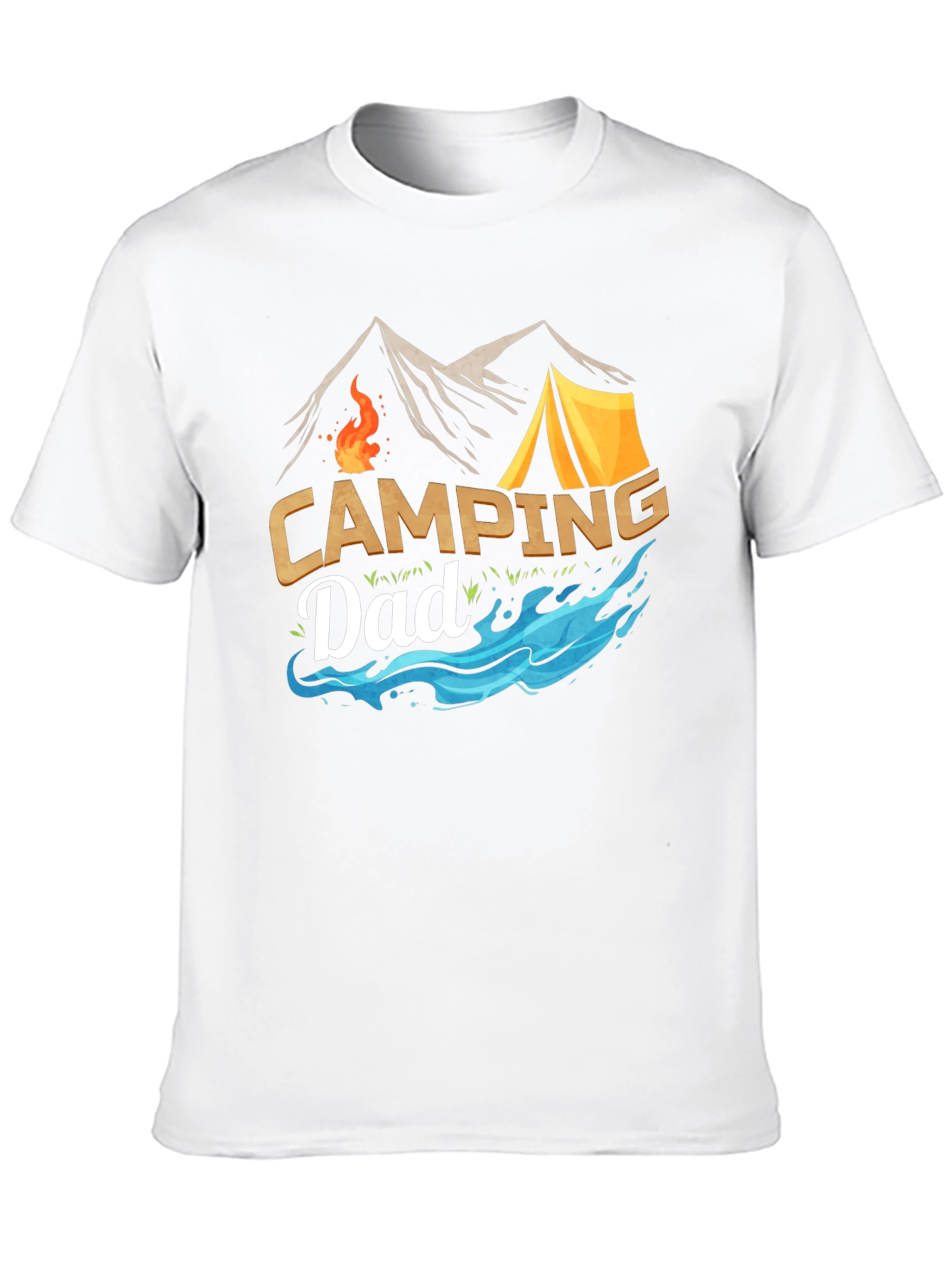 Camping Dad Graphic Tee - Outdoor Adventure Shirt