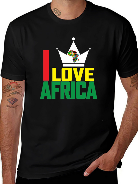 I Love Africa T-Shirt - Afro Pride