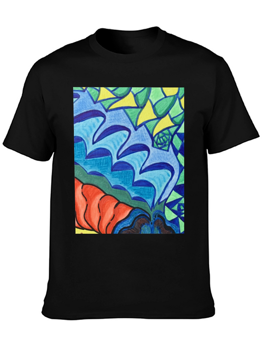 Abstract Art Tee - Bold Colors Unique Design
