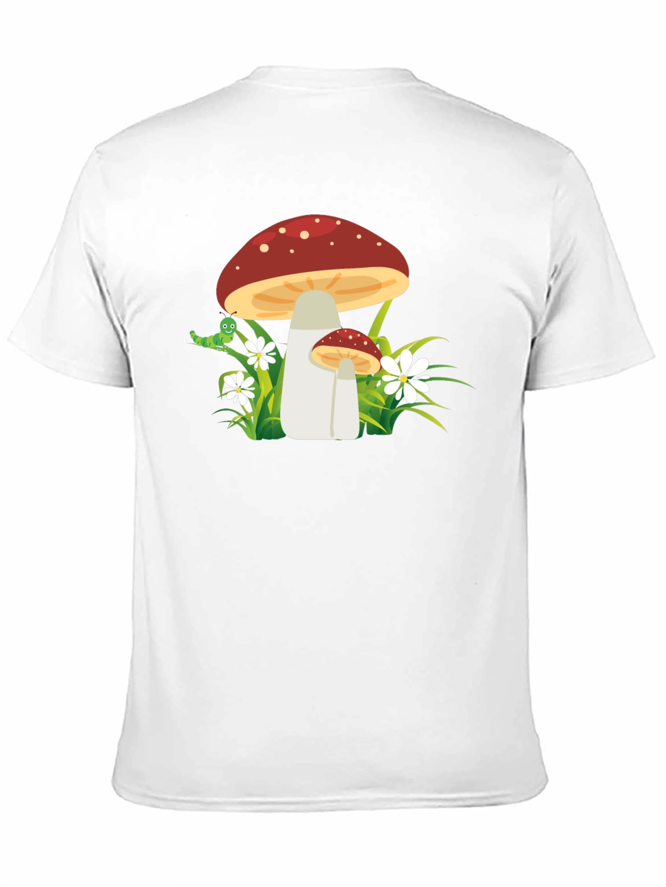 Mushroom Graphic Tee - Funky Nature Shirt